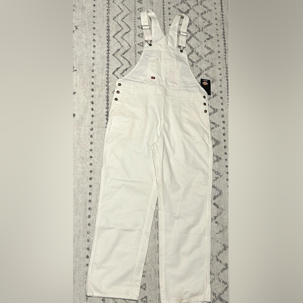 Dickies Women's Denim Bib Overall Size Large NWT